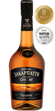 Бренді Закарпаття Chateau Chizay Паланок 5 зірок 40% 0.5л 1080713 фото