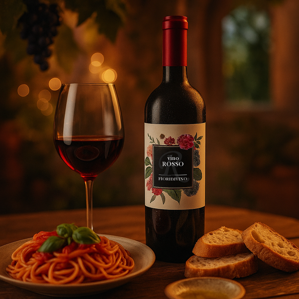Вино Fiordivino Rosso червоне напівсолодке 11,5% 0,75 л Італія 1080959 фото