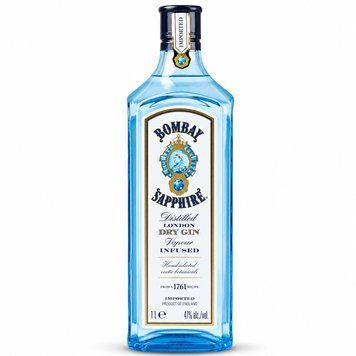 Джин Bombay Sapphire London Dry Gin 47% 1 л 1080127 фото
