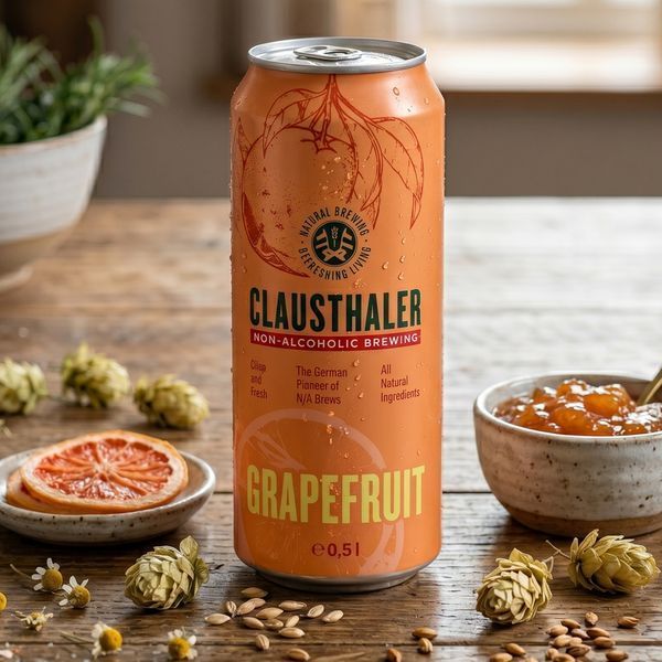 Пиво безалкогольне Clausthaler Grapefruit 0.5л ж/б Німеччина 1080667 фото