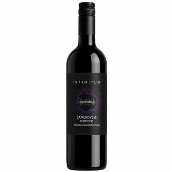 Вино Infinitum Sangiovese Rubicone червоне сухе 12% 0,75 л Італія 1080940 фото