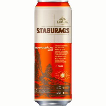 Пиво Staburags Tradicionalais 5% 0.568л Латвія 1081431 фото