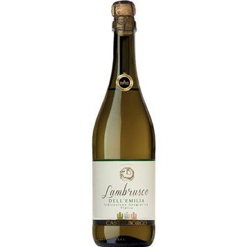 Вино ігристе Castelbоrgo Lambrusco  біле напівсолодке 0,75л Італія 1080547 фото