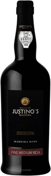 Портвейн Justinos Madeira Fine Medium Rich 3yo біле напівсолодке 19% 0,75л 1079716 фото