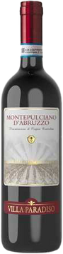 Вино VILLA PARADISO MONTEPULCIANO D&rsquo;ABRUZZO DOC червоне сухе 0,75л Італія 1080991 фото