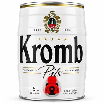 Пиво Krombacher Pils світле фільтроване 4,8% 5 л. 1080582 фото