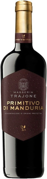 Вино Masseria Trajone Primitivo di Manduria DOP червоне сухе 14% 0,75л 101181 фото