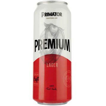 Пиво світле Primator Premium  5%  0.5 л ж/б Чехія 1081057 фото