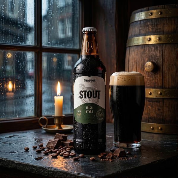 Пиво темне Primator Stout 0.5 Чехія 1081935 фото