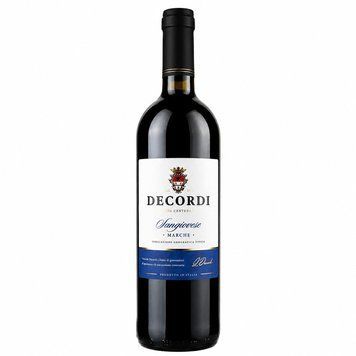 Вино Decordi Sangiovese Marche червоне сухе 11,5% 0,75 л Італія 1081951 фото