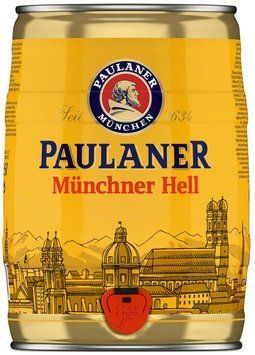 Пиво Paulaner Original світле фільтроване 4.9% 5 л 1080315 фото