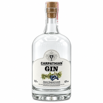Джин Carpathian Gin Карпатський 42% 0,5 л 1079445 фото