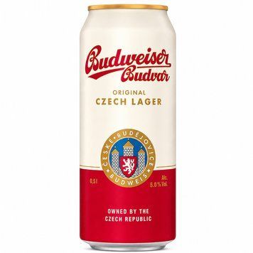 Пиво світле Budweiser Budvar Original 5%&nbsp;0.5 л&nbsp;ж/б 12411 фото