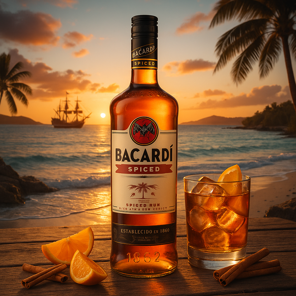 Спиртний напій на основі рому Bacardi Spiced 1 л 40% 1079573 фото