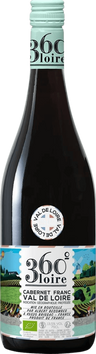Вино 360&deg; Cabernet Franc IGP Долина Луари червоне сухе 0,75л Франція 1080981 фото