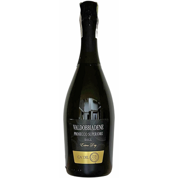 Вино ігристе Prosecco Ca'del  Zercol Valdobbiadene Suрerior DOCG біле экстра/сухе 0.75л.Італія  1081706 фото
