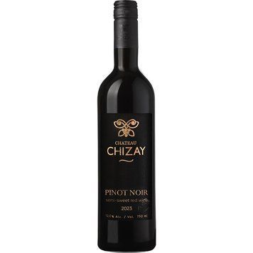 Вино Chateau Chizay Pinot Noir червоне напівсолодке 0,75 л, Україна 101093 фото