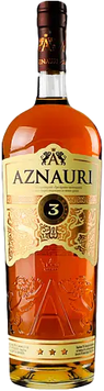 Бренді України Aznauri 3 зірки 40% 1л 100932 фото