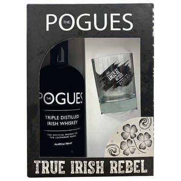 Подарунковий набір The Pogues Irish Whiskey 0.7 л + склянка 1081790 фото