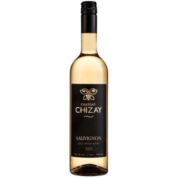 Вино Chateau Chizay Sauvignon Blanc біле сухе 0,75 л, Україна 00125 фото
