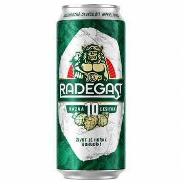Пиво світле Radegast 10% 0,5л. ж/б Чехія  1079977 фото