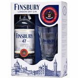 Набір джин Finsbury Platinum 47% 0.7 л + склянка 1081967 фото
